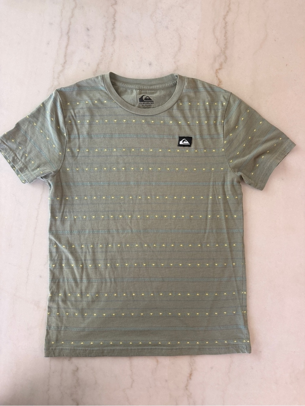 Kids Quiksilver Olive Green T-Shirt